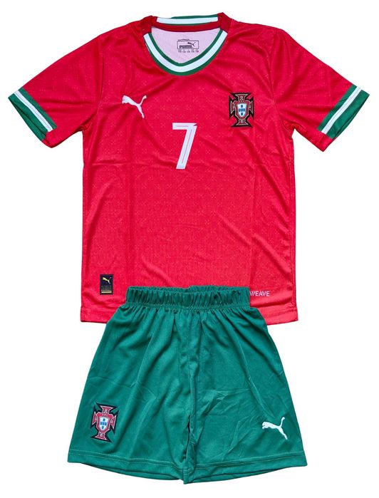 Детски футболен екип Португалия Роналдо Ronaldo комплект тениска шорти