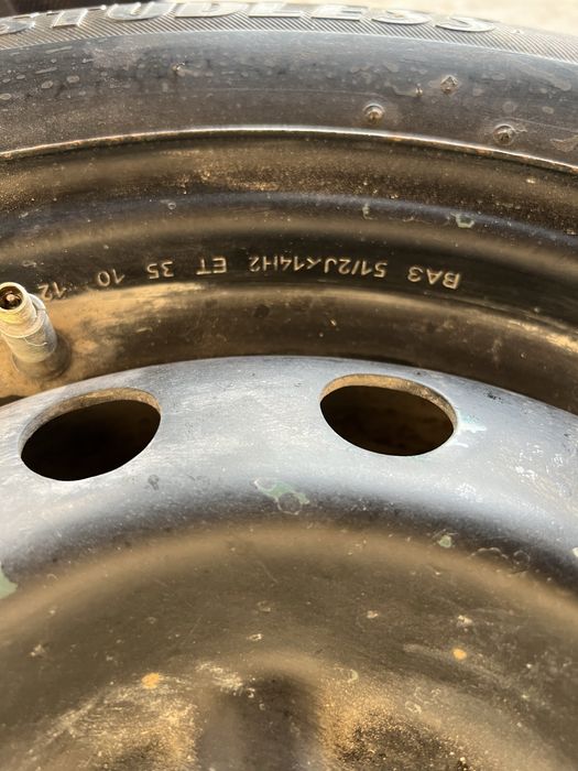 Шины с диском Bridgestone 175/65/14 R