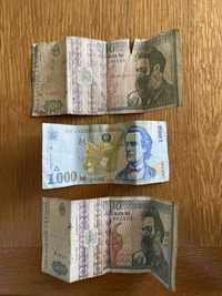 Vand 3 bancnote vechi romanesti 1992 si 1998