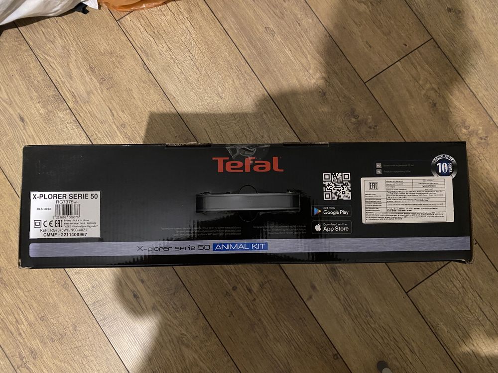 Робот пылесос моющий Tefal RG-7375WH НОВЫЙ