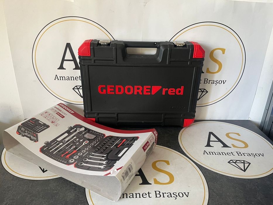 Trusa chei tubulare clicheti biti Gedore Red 97 buc Noua