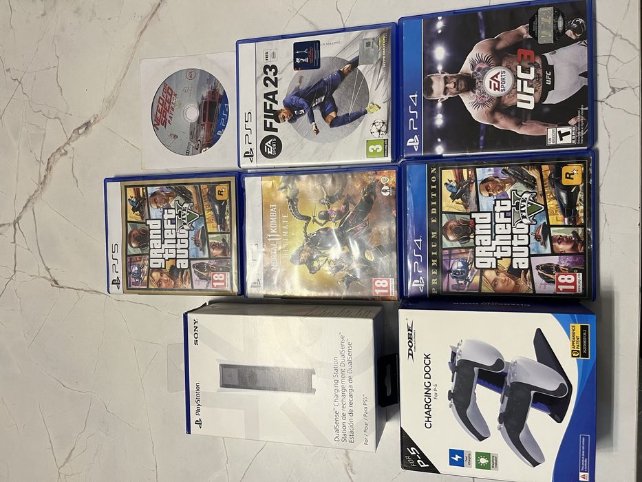 Диск для PS и зарядная станции