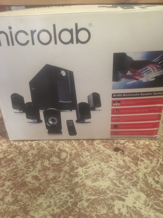 Продам самбуфер Микролаб 5*1 б/у,в отличном состоянии.