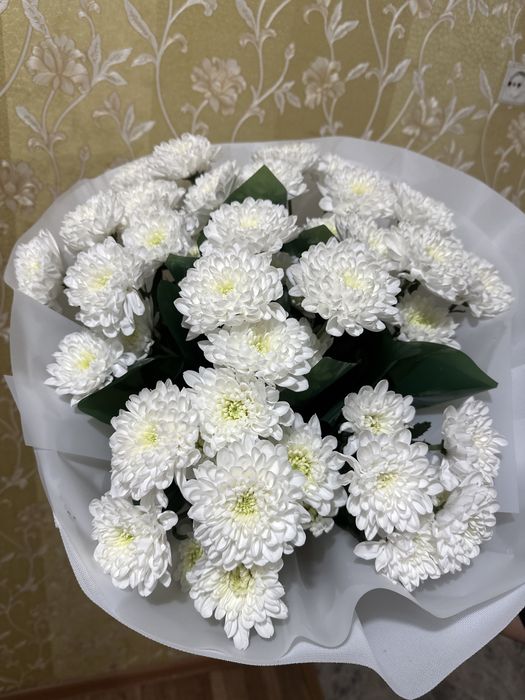Цветы   Букет хризантема