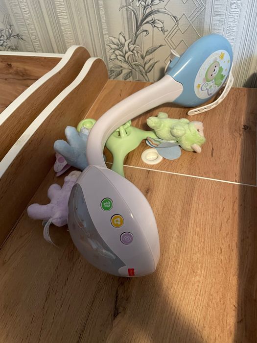 Бебешка кошара с повивалник + музикална играчка