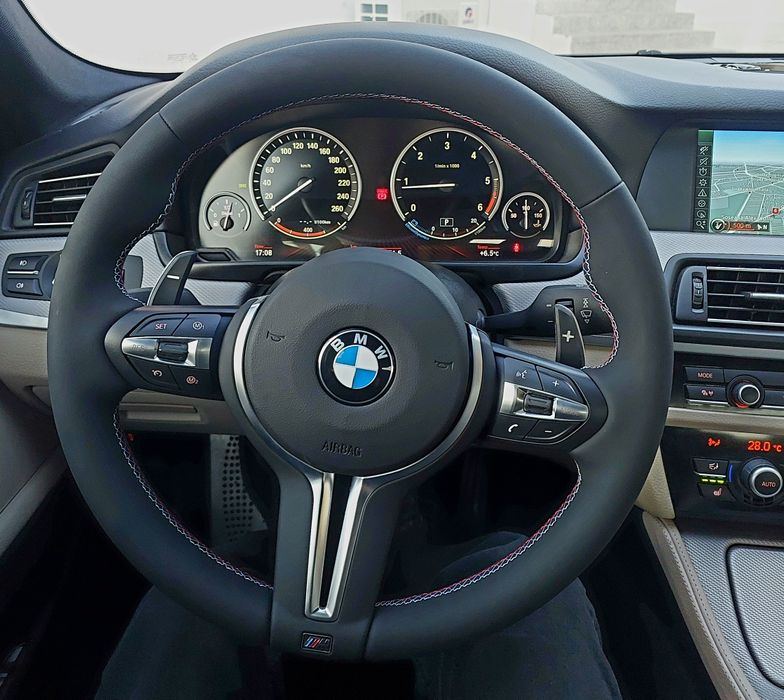 Volan PREMIUM BMW Seria1 2 3 4 5 6 7 X1 X2 X3 X4 X5 X6 Plug&Play NAPPA