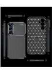 Samsung S20 S21 S23 S24FE Husa Carbon Case Din Silicon Soft TPU Neagra