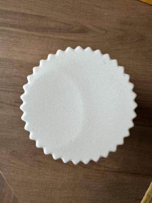 Vaza decorativa printata 3D - alb