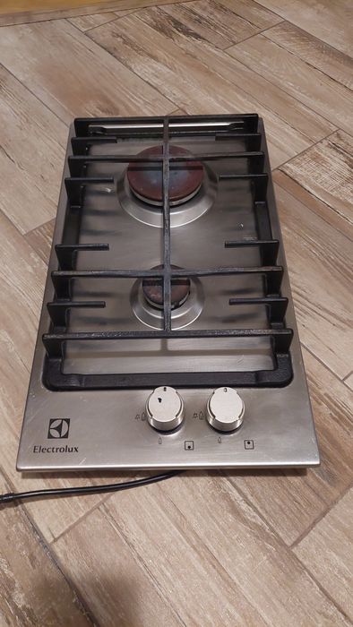 Plita cu gaz, incorporabila inox Electrolux, 2 arzatoare, utilizata