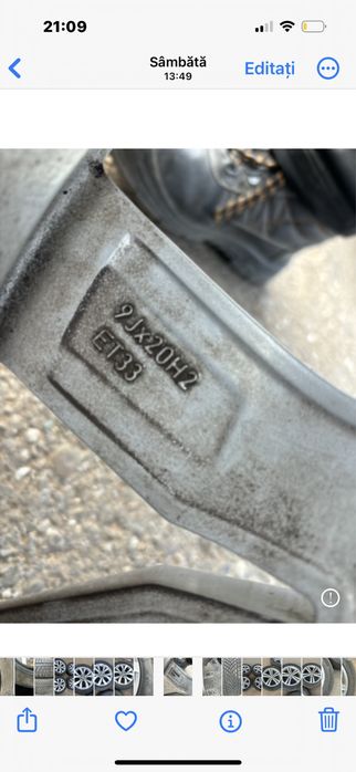 Jante R20 VW TOUAREG Q7 Q8 ETRON 285/45/20 GY