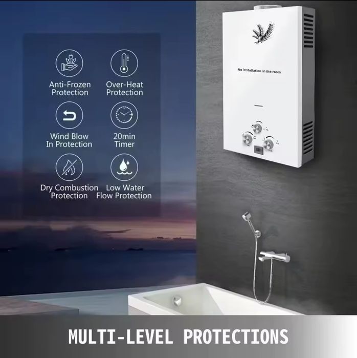 Încălzitor INSTANT de apa calda GPL 10 LITRI 20KW