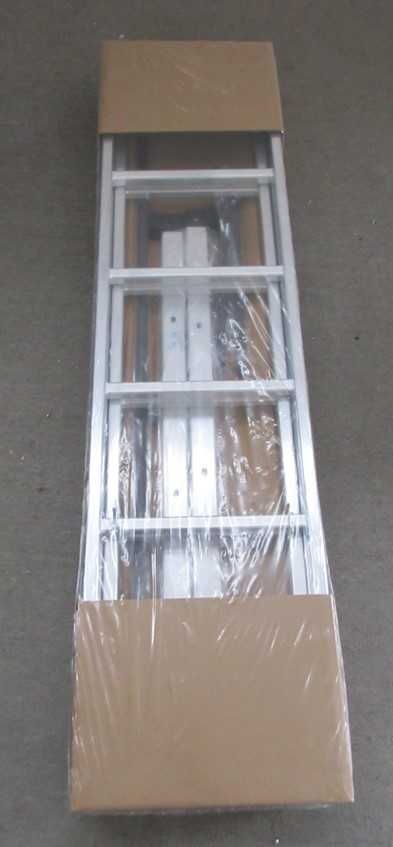 Стълба скеле алуминиева MMS, 2X6 стъпала, 2.8м с човек, до150 кг EN131