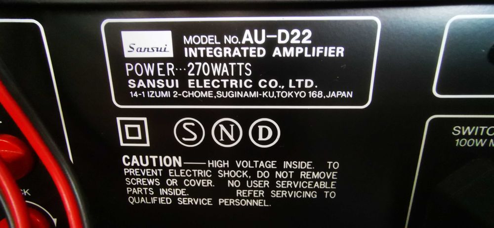 Vand amplificator Sansui AU-D22
