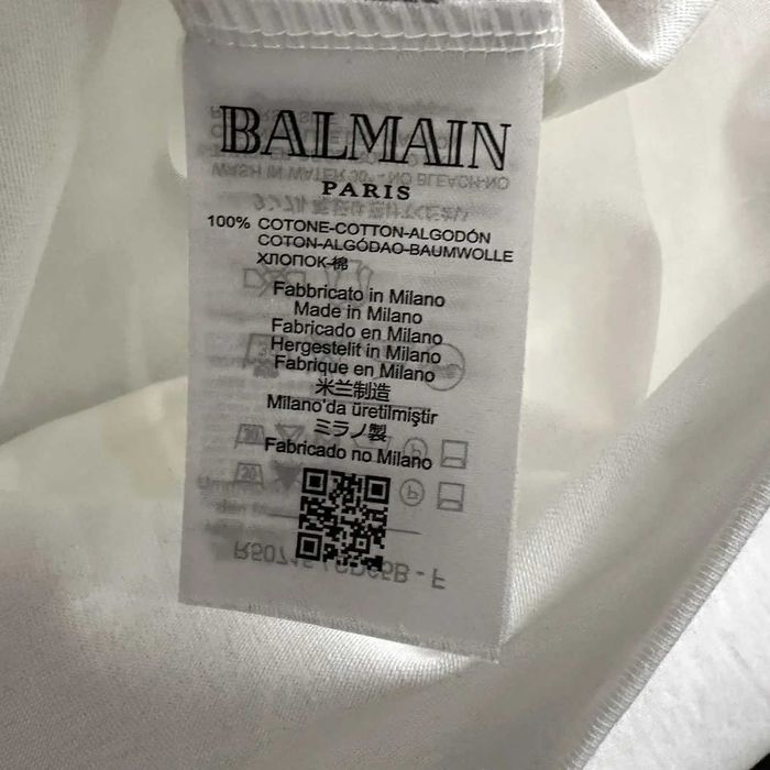 Balmain дамска тениска в бяло