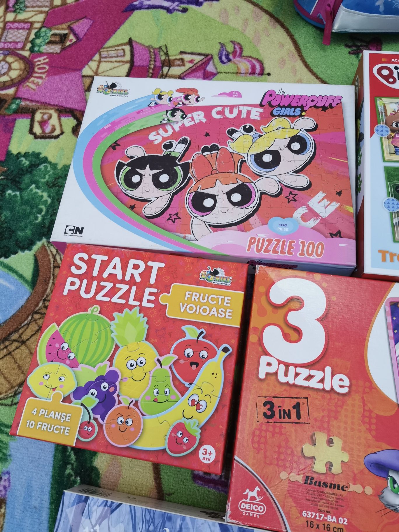 Puzzle cuburi memo jocuri logice pentru copii