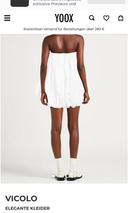 Бяла къса  рокля