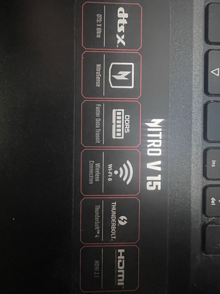 Acer Nitro V15 gaming laptop