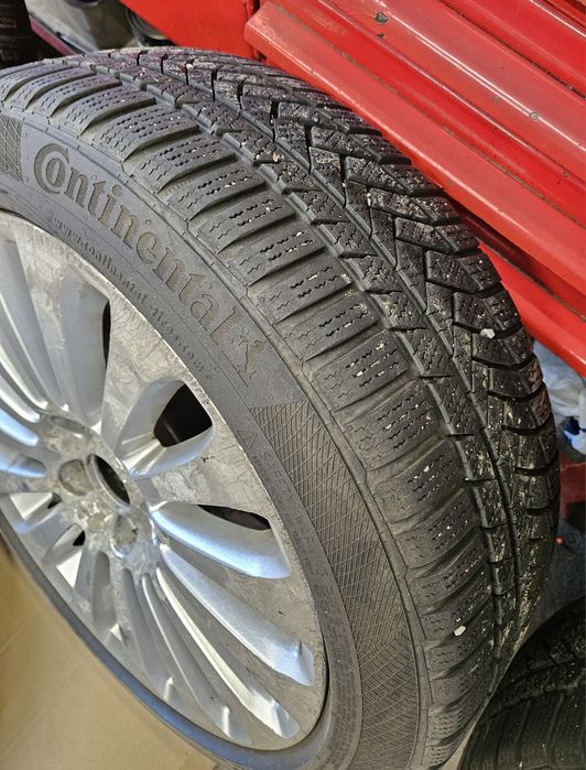 Алуминиеви джанти Ford 17 + гуми 205 50 17 Continental зимни
