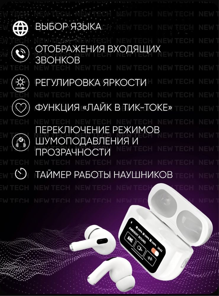 AirPods Pro 2 с Дисплеем AirPods 2 AirPods 3 Наушники