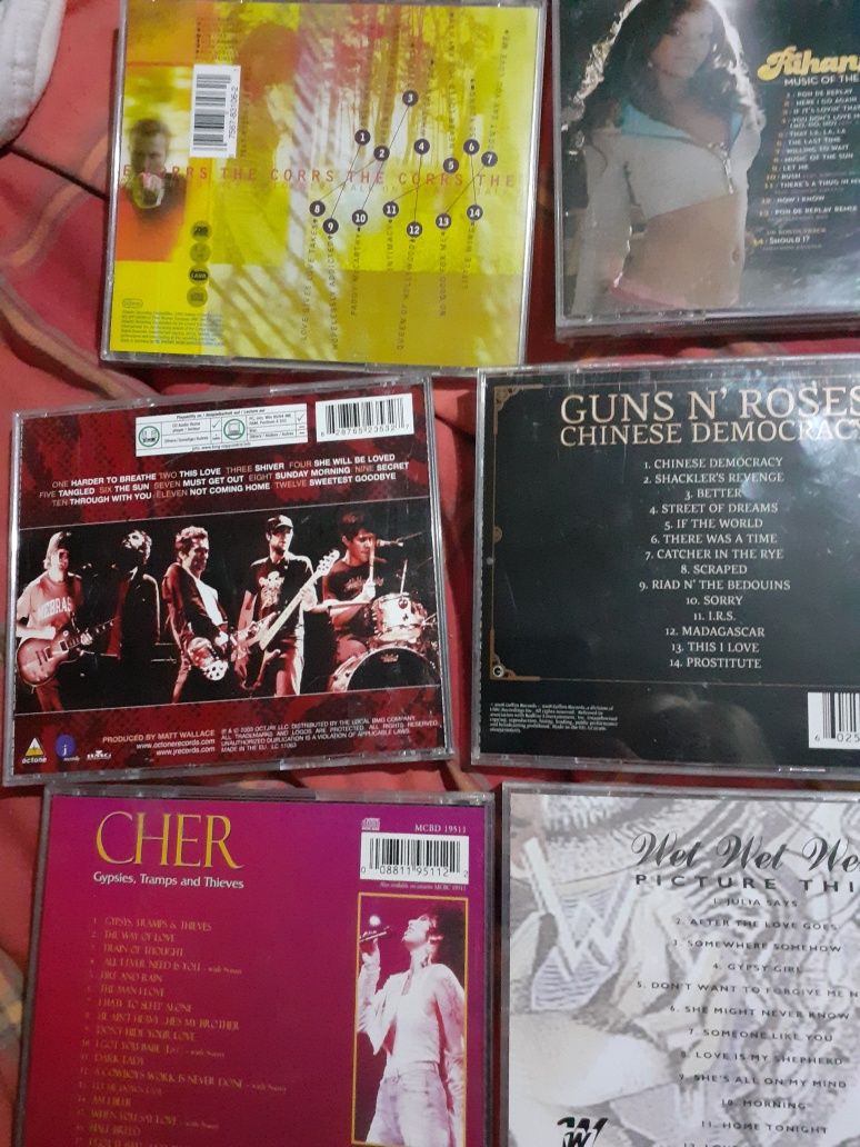 Cd muzică,Guns n'Roses,Pink,Rihanna,Maroon 5