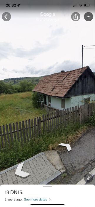 Teren cu casa nelocuibila