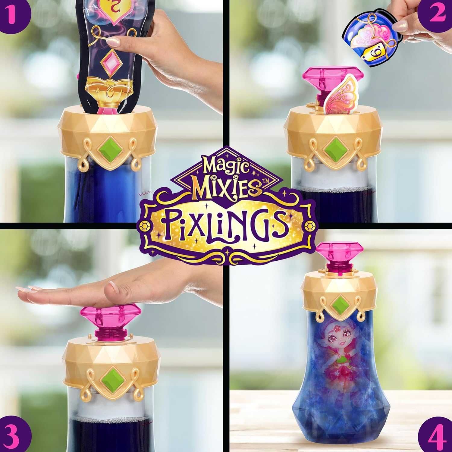 Кукла с магическо появяване Magic Mixies PIXLINGS - 3 вида