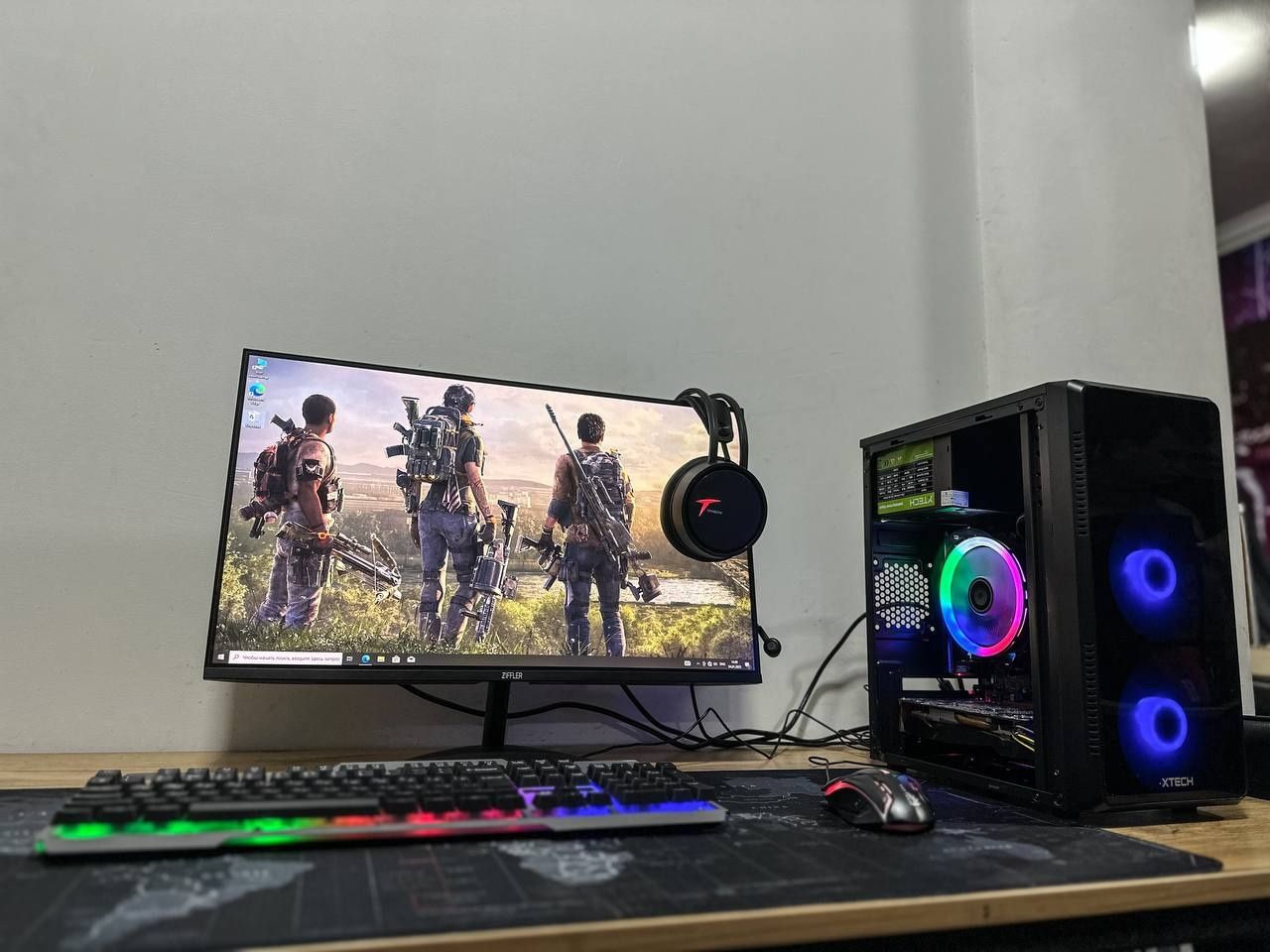 Игровой монтажный RGB компьютер CHEGIRMADA!