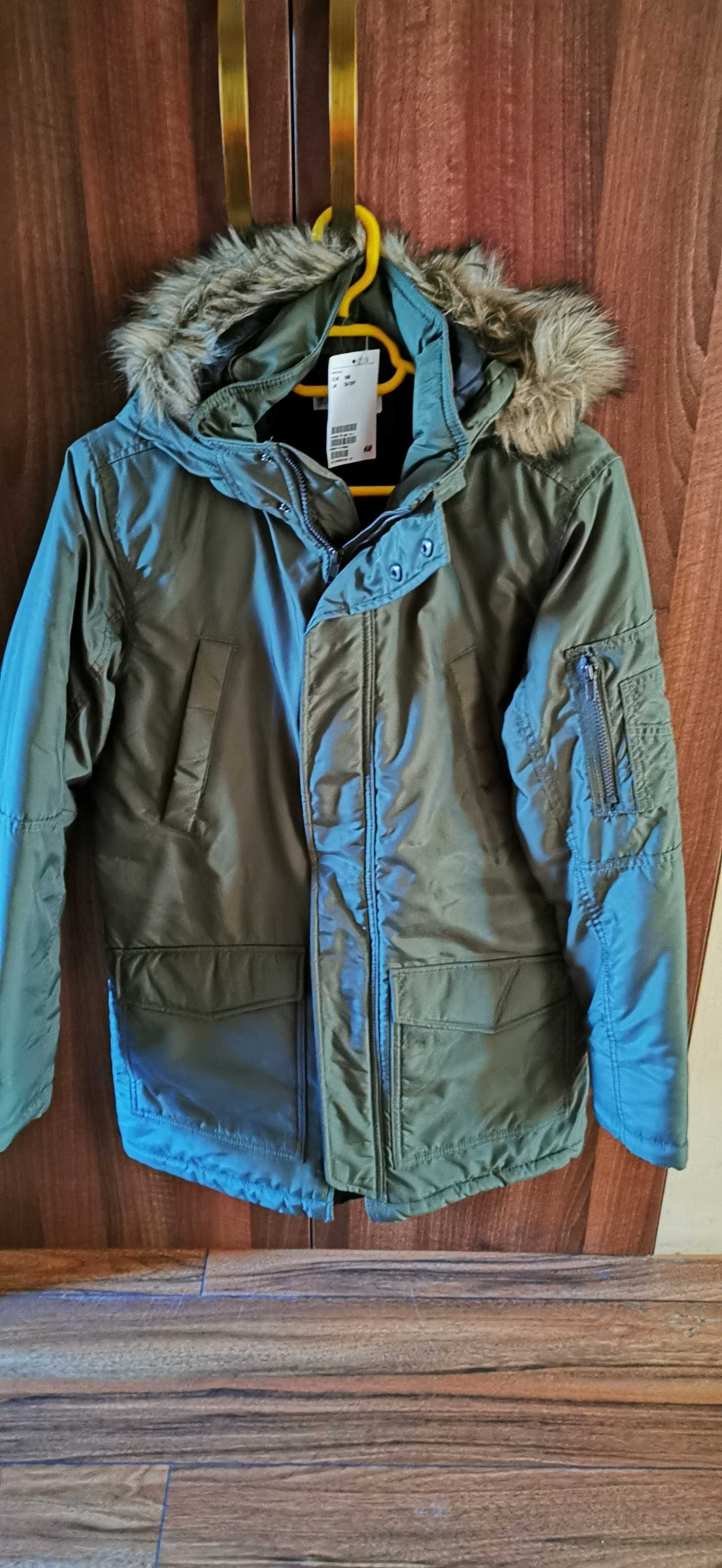 parka HM noua  baieti  12-13 ani  152-158 cm