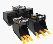Cupe excavator graifer foreza con sistem lehenhoff