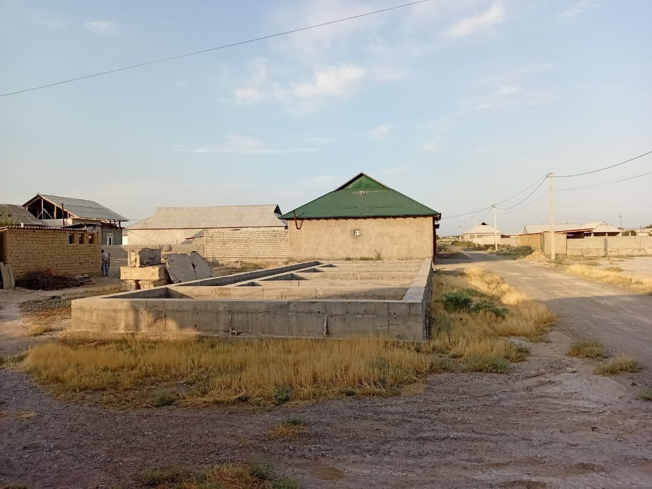 Ховли Уй  Сирдарё Цилиникда кадастор хуждатлари, Сув, газ, свет бор.