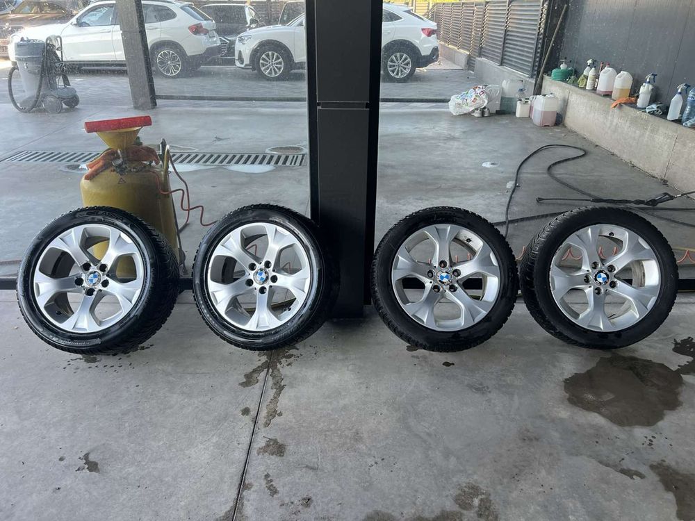 Лети джанти за BMW 7 1/2Jx17 EH2 с почти нови зимни гуми.