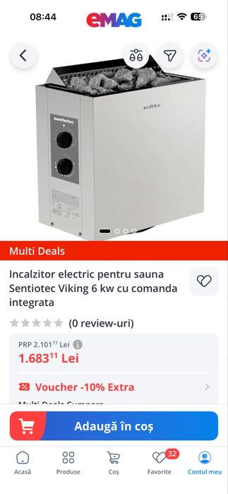 Vand incalzitor sauna 6kw