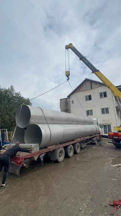 Vând țeavă metalică fii 520x8/10/12 mm grosime