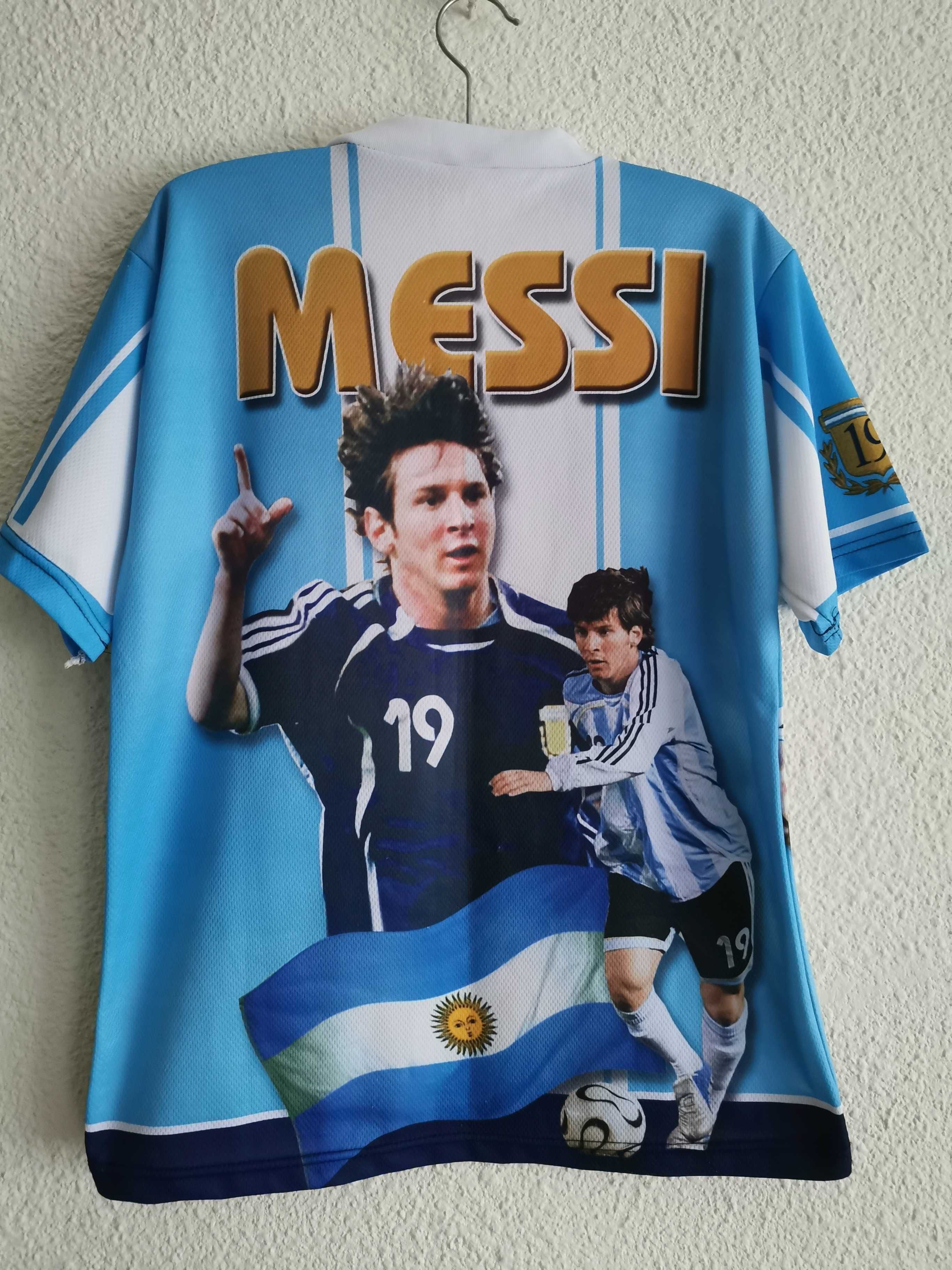 Tricou fotbal de colectie cu Leo Messi - nationala Argentinei