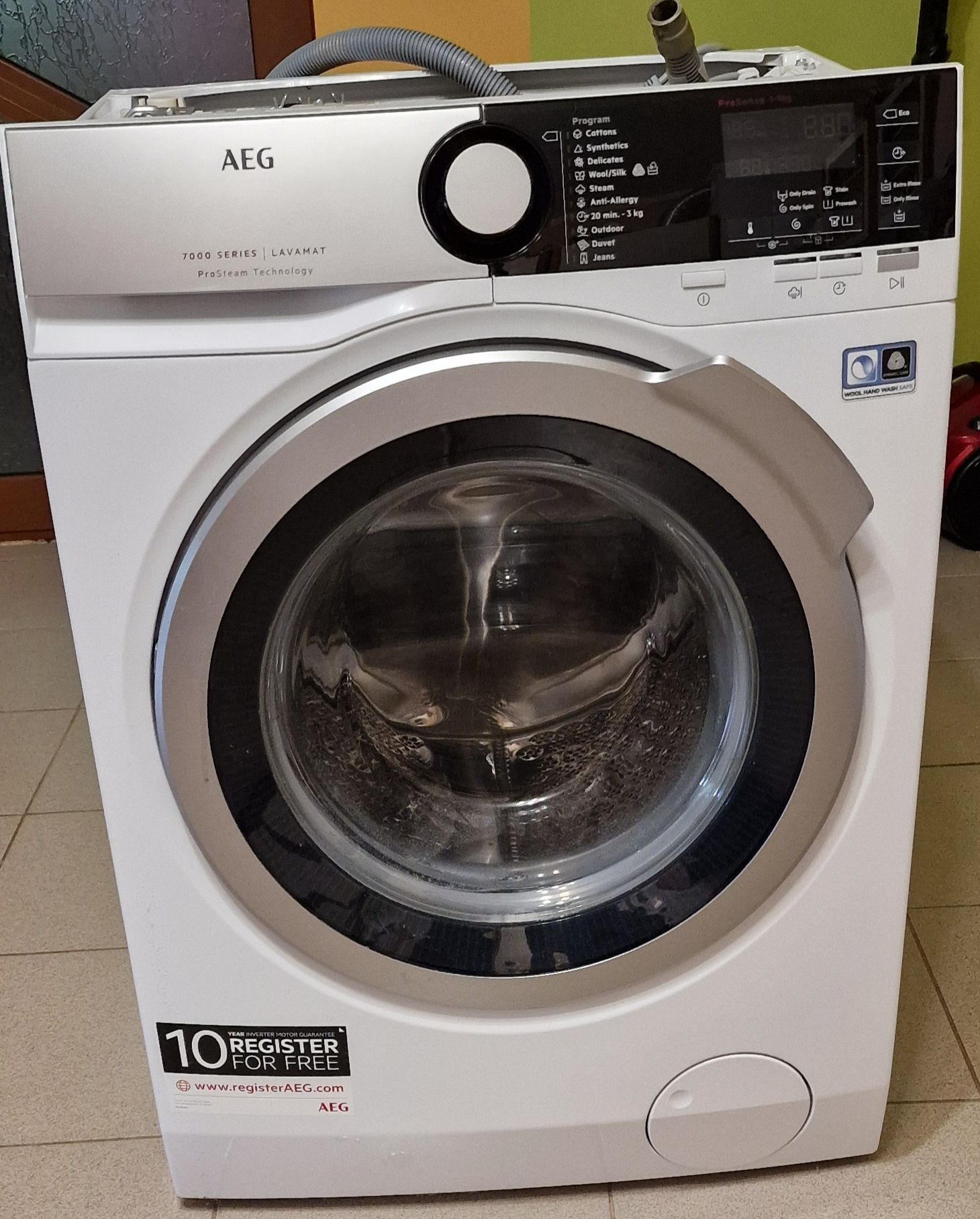 Казан с барабан от AEG 9kg 1400об L7FEE49S !!!ЗА ЛАГЕРИ!!!