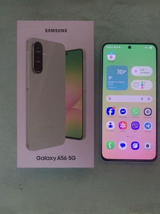Samsung Galaxy A56 5G 128GB 8RAM Graphite / Olive 2г. Гаранция!