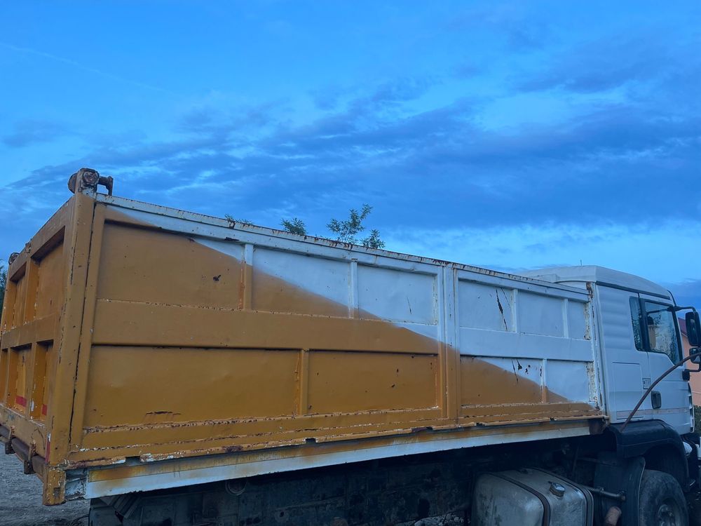 Autobasculanta 6x4, axa spate demontata, functioanala, MAN TGA 480