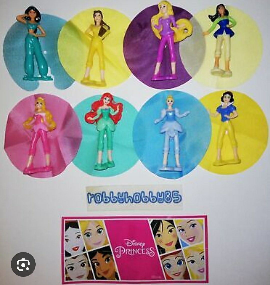 Продавам - пълна серия киндер Дисни принцеси от 2020 г.