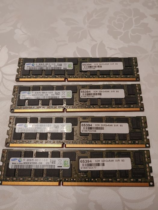 Процесор Intel xeon E5-1650v2 и сървърна рам памет DDR3 ECC 1333mhz