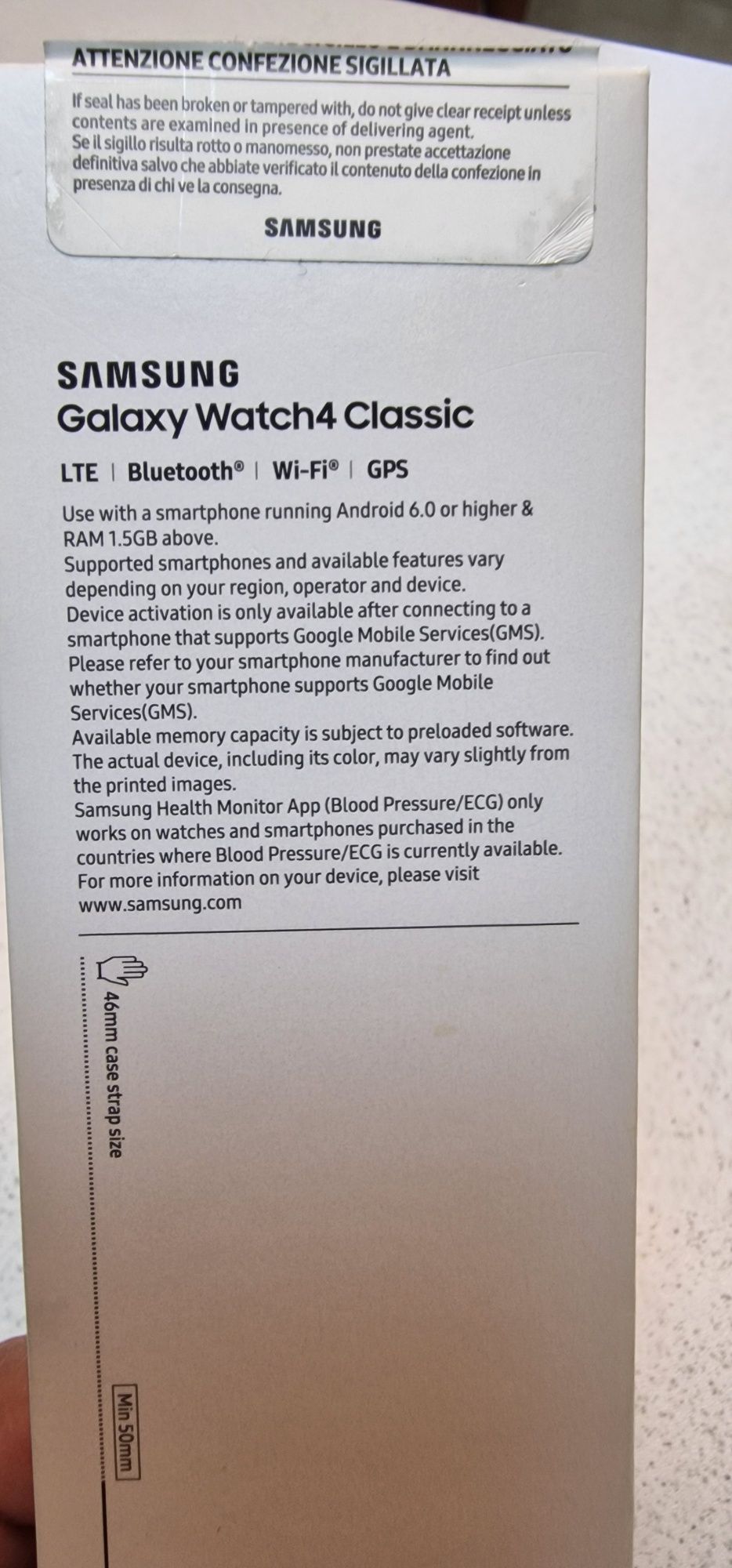 Galaxy Watch 4 Classic 46mm LTE/Bluetooth