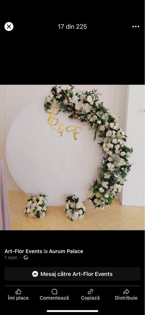 Oferta 1000 lei pachet aranjamente florale/ all inclusive