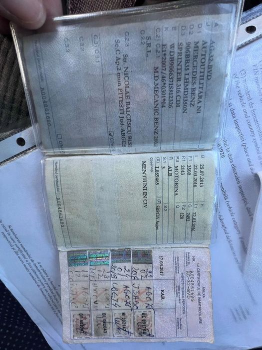 Mercedes-Benz SPRINTER 316 CDI Stare perfecta de functionare, Primul proprietar