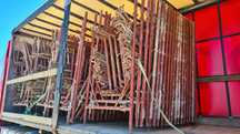 Schela metalica cu diagonale cu cioc