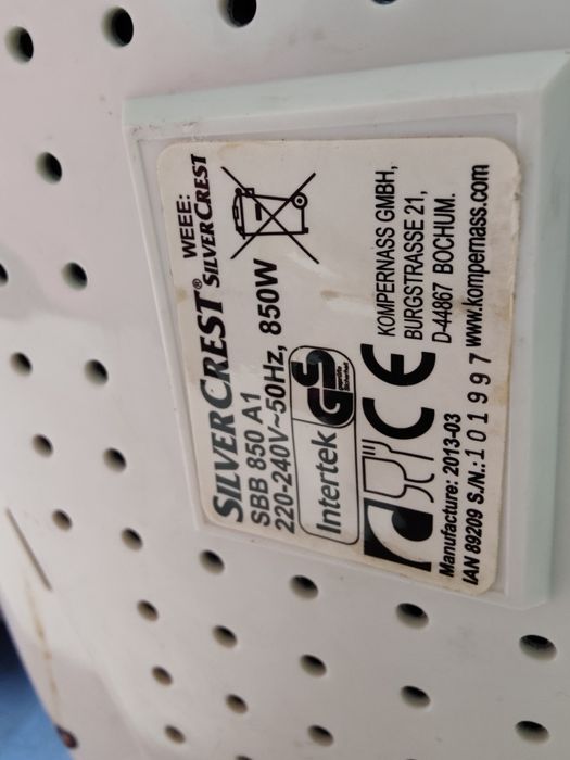 Vand masina de paine Silver Crest - Lidl