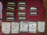 Lot 10 memorii de 4gb ddr3 si 5 harduri 500gb laptop 100% viata