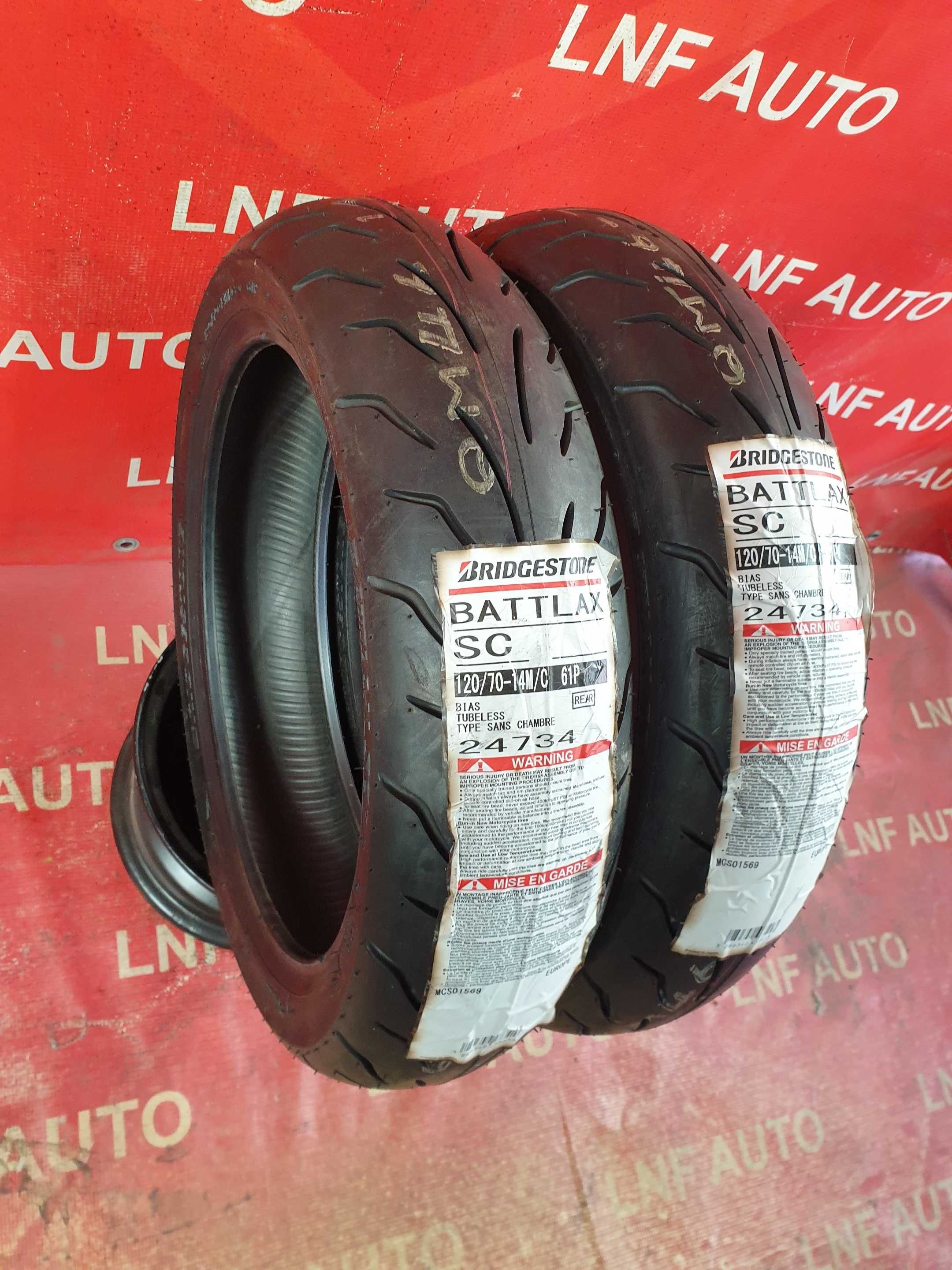 Anvelope MOTO Scuter - 120/70/14 - BRIDGESTONE BATTLAX NOI DOT 2021