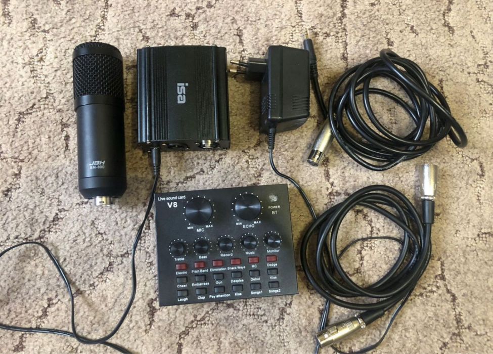 Микрофон bm 800 конденсаторный