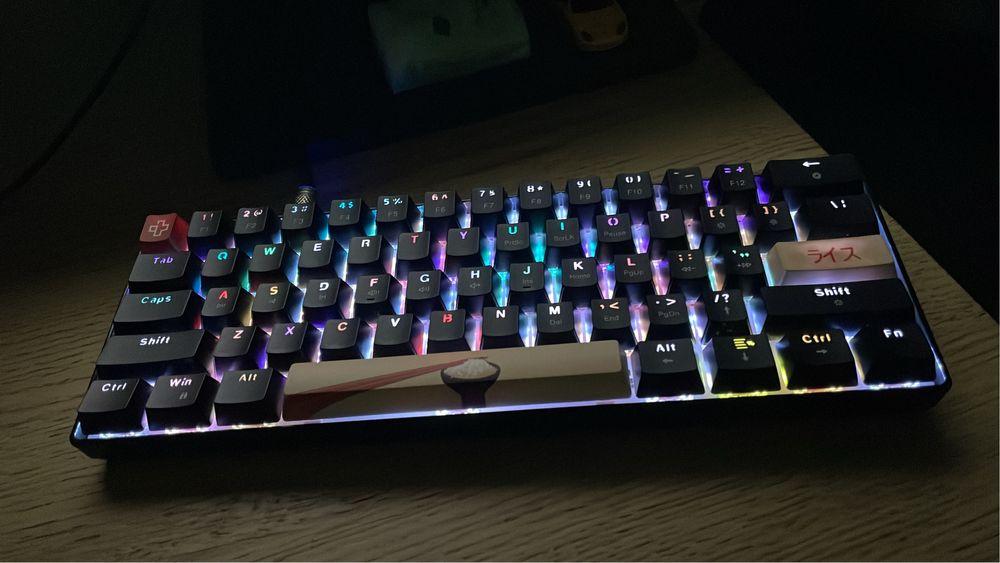 Tastatura gaming QwertyKey rice v3 60