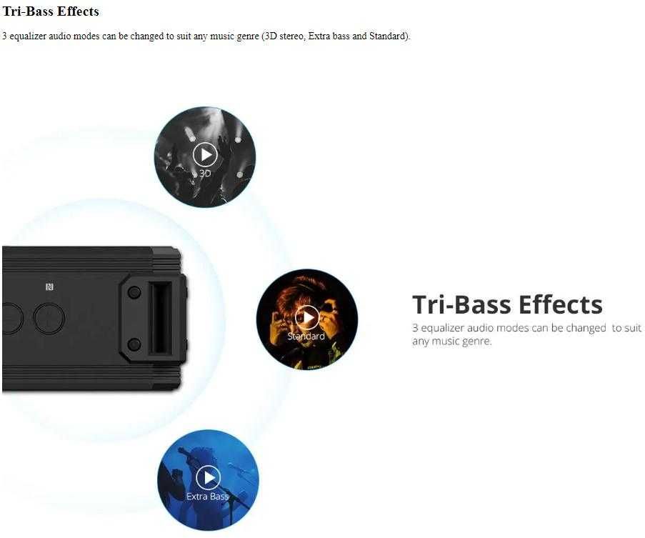 ТуризъмКъмпинг Kолона Tronsmart Force+ 40W 3D BASS ГласКонтрол TWS NFC