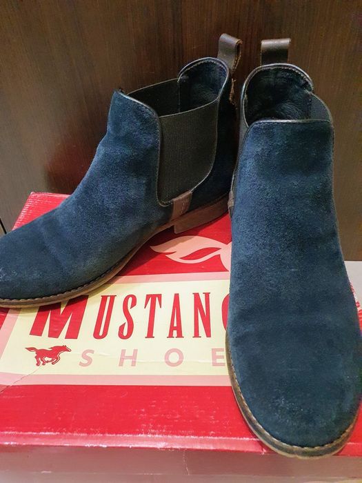 Ghete piele întoarsă Mustang 38